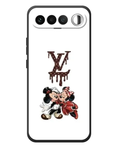 Чехол для RealMe 16 5G с картинкой «LV и Микки Маус»