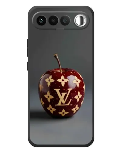 Чехол для RealMe 16 5G с картинкой «Красное яблоко LV»