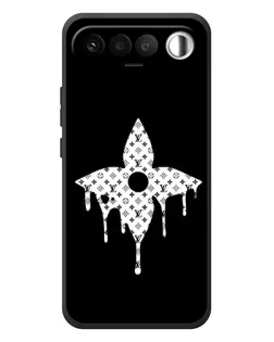 Чехол для RealMe 16 5G с картинкой «Цветочная монограмма»