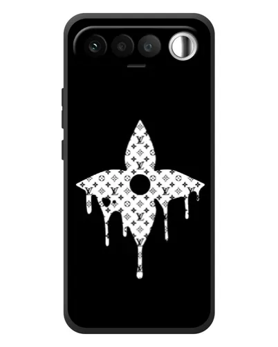Чехол для RealMe 16 5G с картинкой «Цветочная монограмма»
