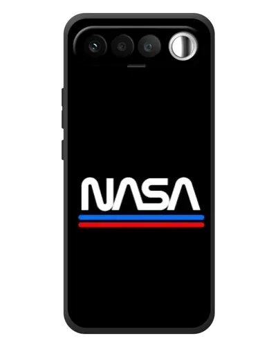 Чехол для RealMe 16 5G с картинкой «NASA — классика Red Blue»