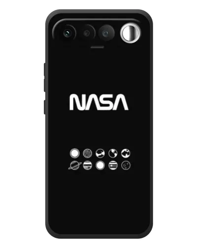 Чехол для RealMe 16 5G с картинкой «NASA — технический принт»