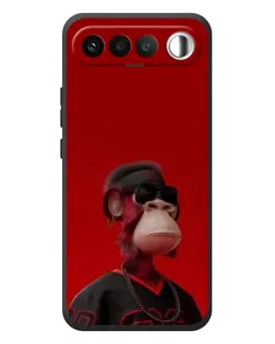 Чехол для RealMe 16 5G с картинкой «Bored Ape в красном» Чехол для RealMe 16 5G с картинкой «Bored Ape в красном»