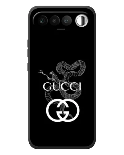 Чехол для RealMe 16 5G с картинкой «Gucci — серебряная змея»
