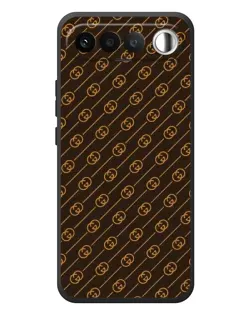 Чехол для RealMe 16 5G с картинкой «Gucci — золотые диагонали» Чехол для RealMe 16 5G с картинкой «Gucci — золотые диагонали»