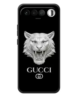 Чехол для RealMe 16 5G с картинкой «Gucci — серебряный лев» Чехол для RealMe 16 5G с картинкой «Gucci — серебряный лев»
