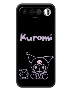 Чехол для RealMe 16 5G с картинкой «Kuromi — черный минимализм» Чехол для RealMe 16 5G с картинкой «Kuromi — черный минимализм»