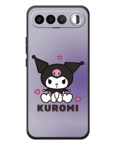 Чехол для RealMe 16 5G с картинкой «Kuromi — фиолетовый арт»