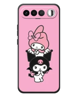 Чехол для RealMe 16 5G с картинкой «My Melody и Kuromi»