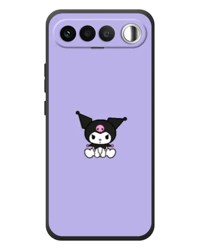 Чехол для RealMe 16 5G с картинкой «Kuromi — фиолетовый минимализм»