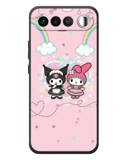 Чехол для RealMe 16 5G с картинкой «My Melody и Kuromi»
