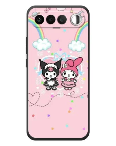 Чехол для RealMe 16 5G с картинкой «My Melody и Kuromi»