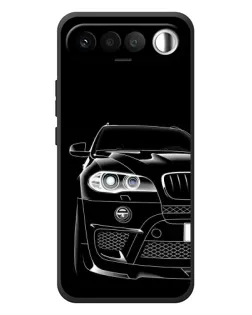 Чехол для RealMe 16 5G с картинкой «Темный силуэт BMW»