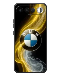 Чехол для RealMe 16 5G с картинкой «Золотистый дым BMW»