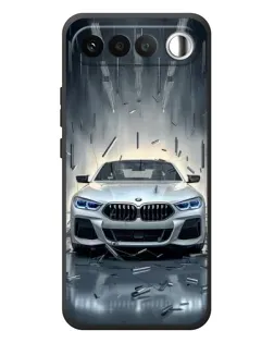 Чехол для RealMe 16 5G с картинкой «BMW в свете фар»