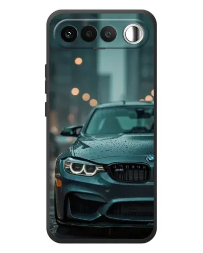 Чехол для RealMe 16 5G с картинкой «BMW в огнях города»