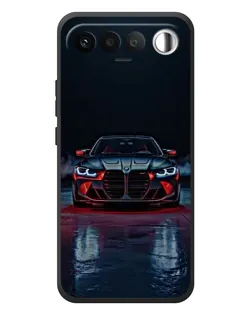 Чехол для RealMe 16 5G с картинкой «BMW на мокрой дороге»