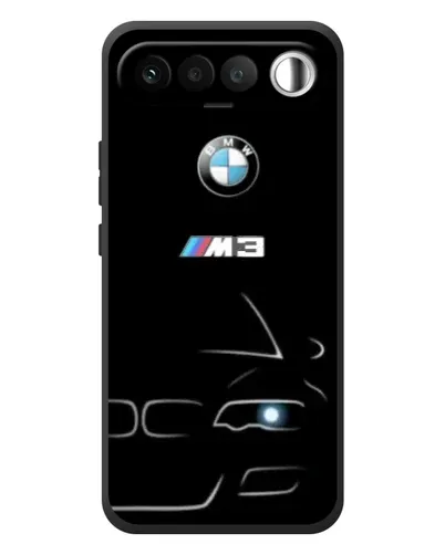 Чехол для RealMe 16 5G с картинкой «Минималистичный принт BMW M3»