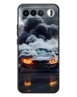 Чехол для RealMe 16 5G с картинкой «BMW в дыму»