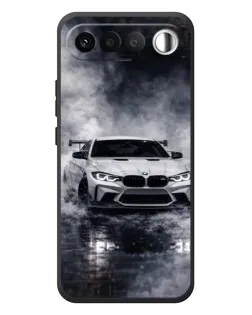 Чехол для RealMe 16 5G с картинкой «BMW сквозь туман»
