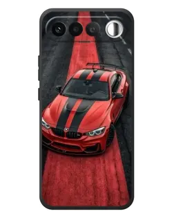 Чехол для RealMe 16 5G с картинкой «BMW на красной дорожке»