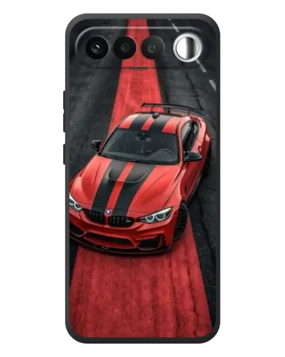 Чехол для RealMe 16 5G с картинкой «BMW на красной дорожке»