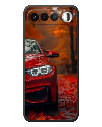 Чехол для RealMe 16 5G с картинкой «Осенняя BMW M4»