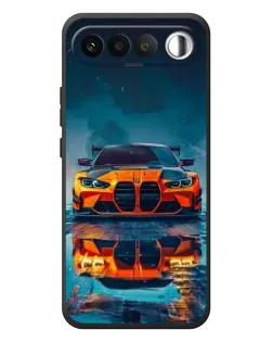 Чехол для RealMe 16 5G с картинкой «BMW — золотая эмблема»