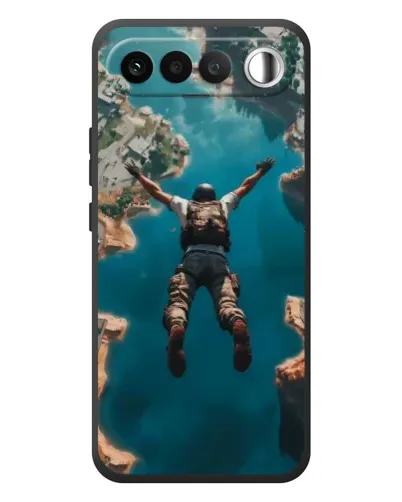 Чехол для RealMe 16 5G с картинкой «PUBG — свободное падение» Чехол для RealMe 16 5G с картинкой «PUBG — свободное падение»