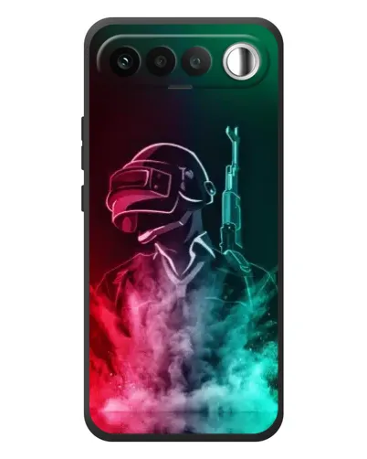 Чехол для RealMe 16 5G с картинкой «PUBG — огненный воин» Чехол для RealMe 16 5G с картинкой «PUBG — огненный воин»