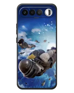 Чохол для RealMe 16 5G з картинкою «Десант PUBG — стрибок»
