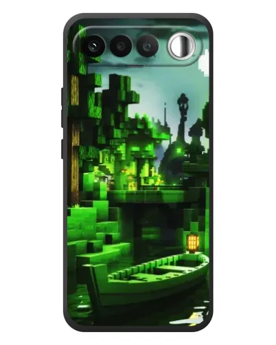 Чехол для RealMe 16 5G с картинкой «Minecraft лесной пейзаж» Чехол для RealMe 16 5G с картинкой «Minecraft лесной пейзаж»