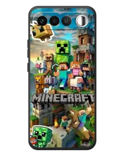 Чохол для RealMe 16 5G з картинкою «Замок Minecraft»