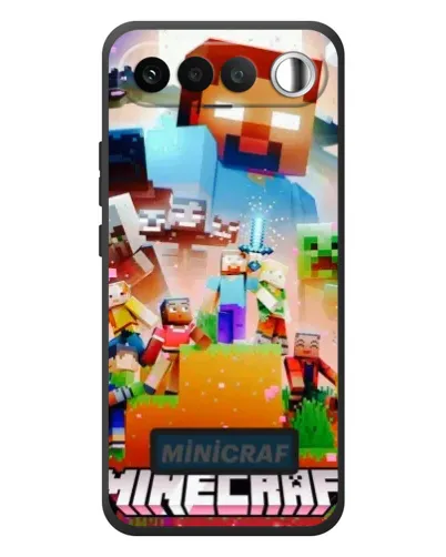 Чехол для RealMe 16 5G с картинкой «Minecraft герои игры» Чехол для RealMe 16 5G с картинкой «Minecraft герои игры»