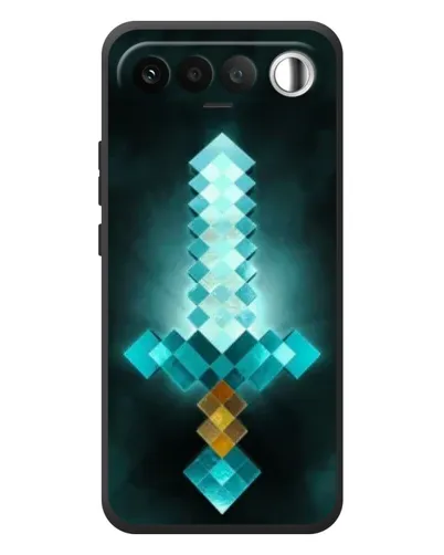 Чехол для RealMe 16 5G с картинкой «Алмазный меч неон» Чехол для RealMe 16 5G с картинкой «Алмазный меч неон»