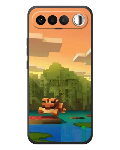 Чехол для RealMe 16 5G с картинкой «Майнкрафт закат солнца» Чехол для RealMe 16 5G с картинкой «Майнкрафт закат солнца»