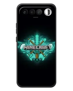 Чехол для RealMe 16 5G с картинкой «Minecraft Diamond лого»