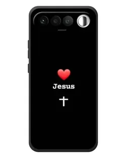 Чехол для RealMe 16 5G с картинкой «Сердце - Jesus» Чехол для RealMe 16 5G с картинкой «Сердце - Jesus»