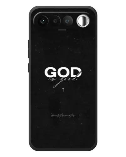 Чехол для RealMe 16 5G с картинкой «GOD — Бог над всем»