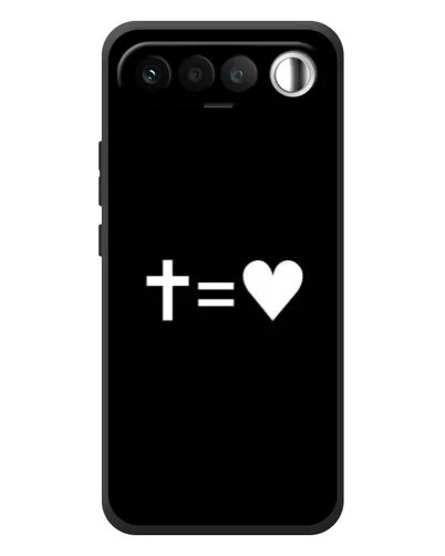 Чехол для RealMe 16 5G с картинкой «Крест и Сердце»