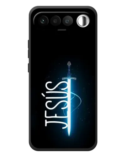 Чехол для RealMe 16 5G с картинкой «Меч Духа Jesus»