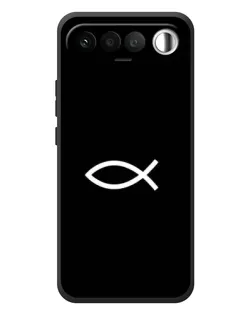 Чехол для RealMe 16 5G с картинкой «Символ рыбы Jesus»