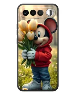 Чохол для RealMe 16 5G з картинкою «Міккі з тюльпанами»
