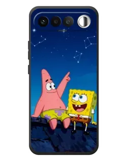 Чохол для RealMe 16 5G з картинкою «Губка Боб та Патрік вночі»