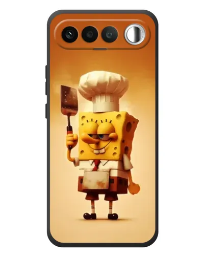 Чохол для RealMe 16 5G з картинкою «Губка Боб кухар» Чохол для RealMe 16 5G з картинкою «Губка Боб кухар»