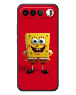 Чохол для RealMe 16 5G з картинкою «Спанч Боб на червоному»