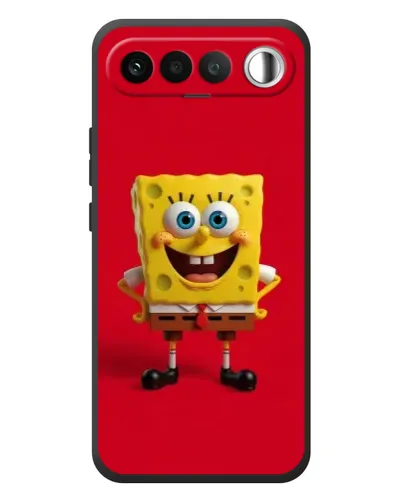 Чохол для RealMe 16 5G з картинкою «Спанч Боб на червоному» Чохол для RealMe 16 5G з картинкою «Спанч Боб на червоному»