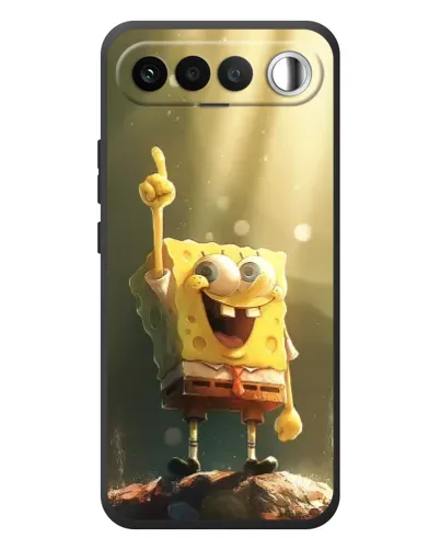 Чохол для RealMe 16 5G з картинкою «Сяючий Спанч Боб» Чохол для RealMe 16 5G з картинкою «Сяючий Спанч Боб»