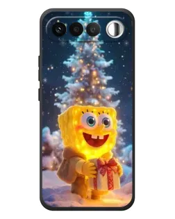 Чохол для RealMe 16 5G з картинкою «Різдвяний Спанч Боб»