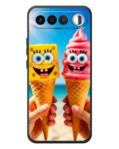 Чохол для RealMe 16 5G з картинкою «Спанч Боб морозиво» Чохол для RealMe 16 5G з картинкою «Спанч Боб морозиво»